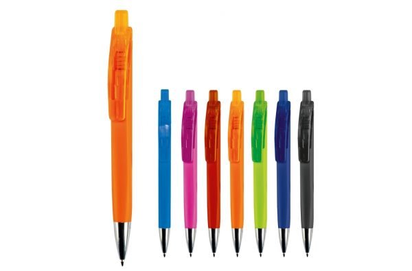 Miękki w dotyku długopis Riva