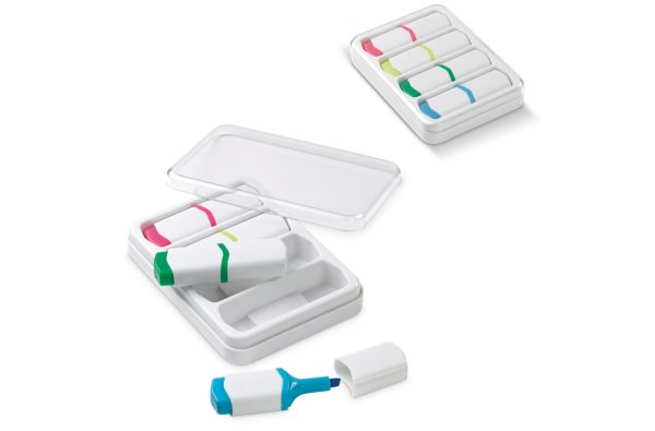 Zestaw zakreślaczy 4szt. 110mm