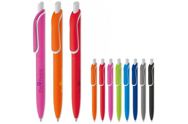 Długopis Click-Shadow silk-touch