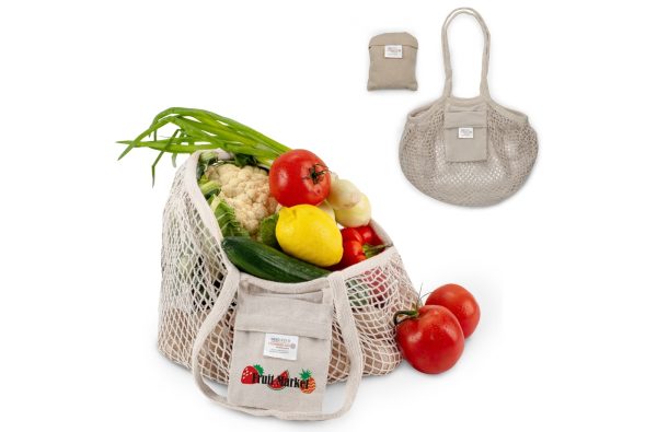 Składana torba siatkowa z certyfikatem OEKO-TEX®