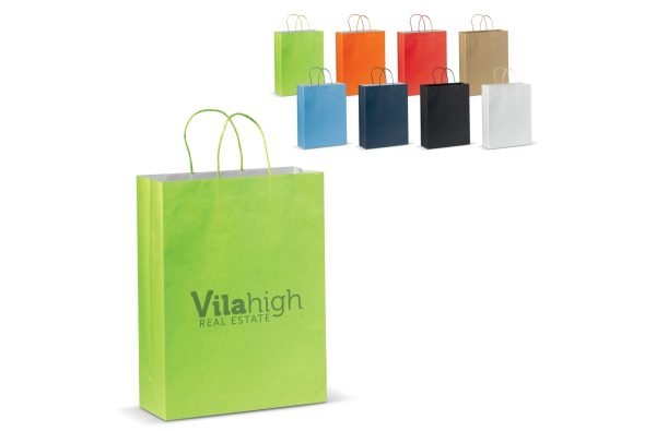 Duża Papierowa Torba Eco 120g/m²