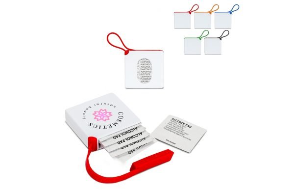 Dozownik z gazikami nasączonymi alkoholem