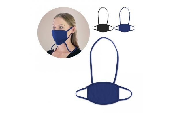 Maseczka wielokrotnego użytku ze sznurkiem wyprodukowana w Europie