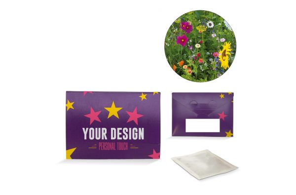 Koperta z nasionami kwiatów