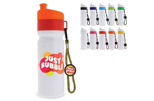 Sportbottle z krawędzią i sznurkiem 750ml