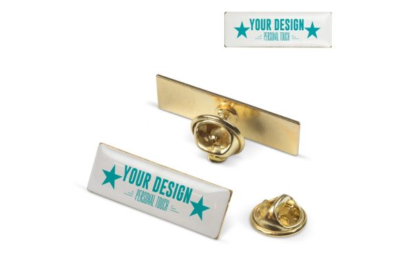 Metalowy pin 30x10mm