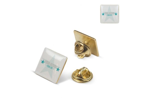 Metalowa przypinka 15x15mm